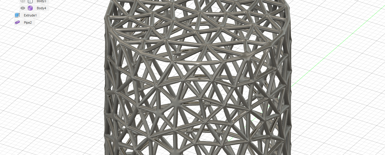 Organic Lattice with Fusion 360 example